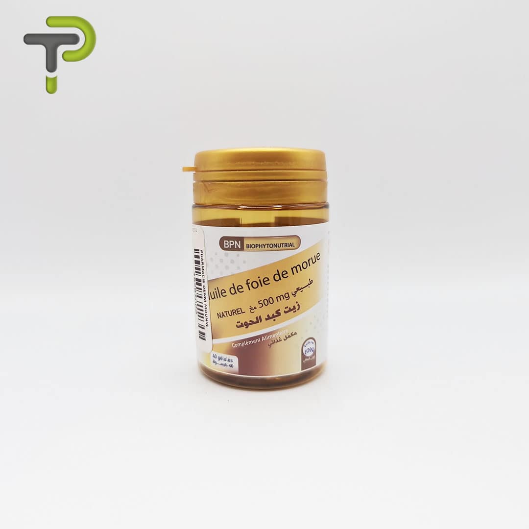 Supplément d'huile de foie de morue naturelle pharmacie dz